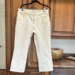 Escada Classic White Jeans